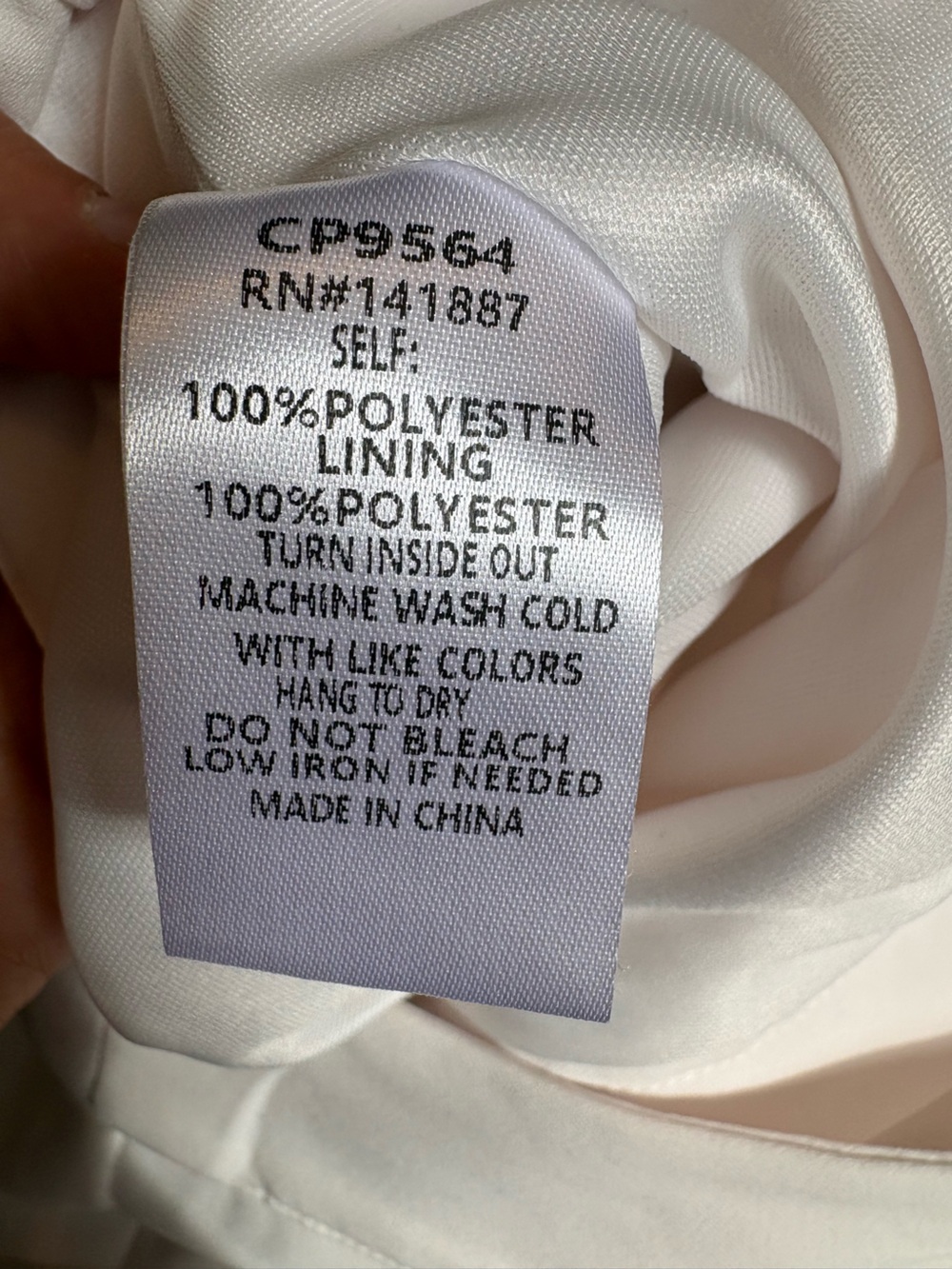 TCEC Large White High-Waist Tailored Shorts - Picture 4 of 7